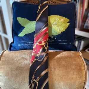 Vintage Polo Horse Bridle and Bit Tie